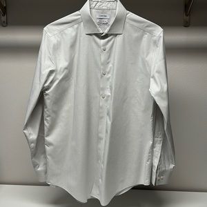 Calvin Klein Slim Fit Infinite Non Iron Dress Shirt